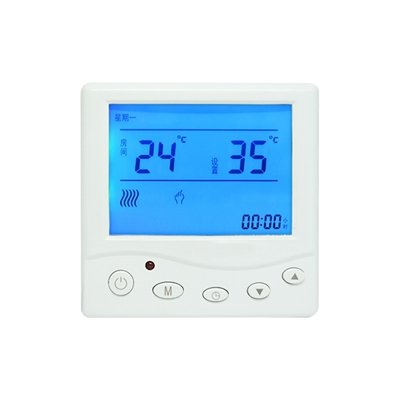 8803RH water floor heating thermostat with valve control and frost protection.
