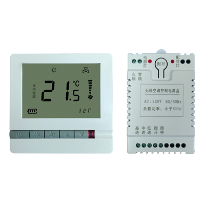 8805F-WX wireless battery-powered floor heating thermostat, 2.4G bidirectional RF, 2×AAA batteries, panel + receiver.