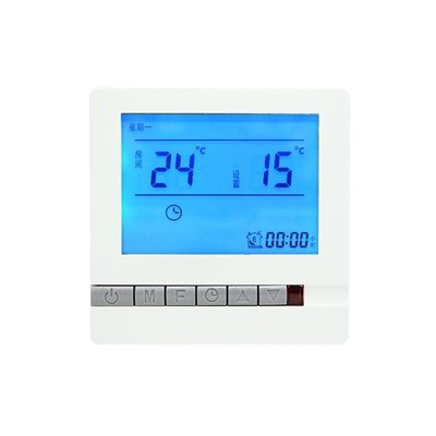 8805RH smart thermostat for hydronic heating – optional linkage and IR remote, 86×86×38mm | RT