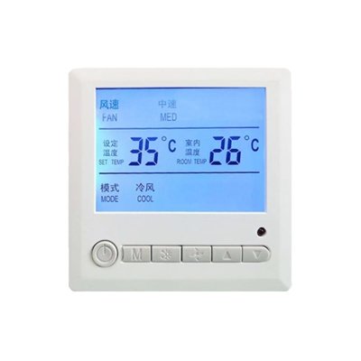 8809F Modbus thermostat for fan coil units