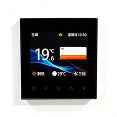 T603 3.5-inch Modbus thermostat for fan coil units