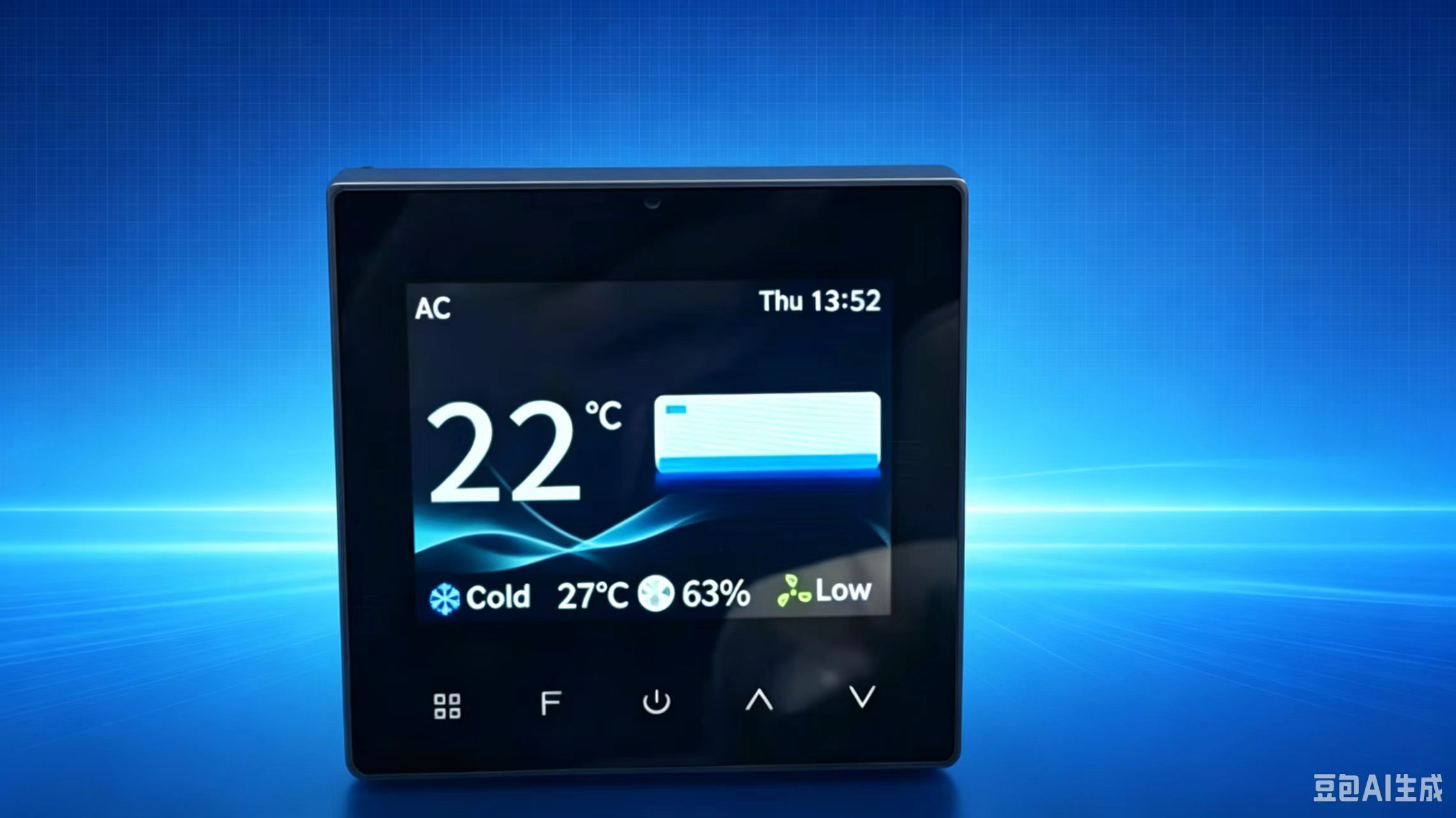 How to choose a Modbus thermostat for HVAC projects – T603 front view with display
