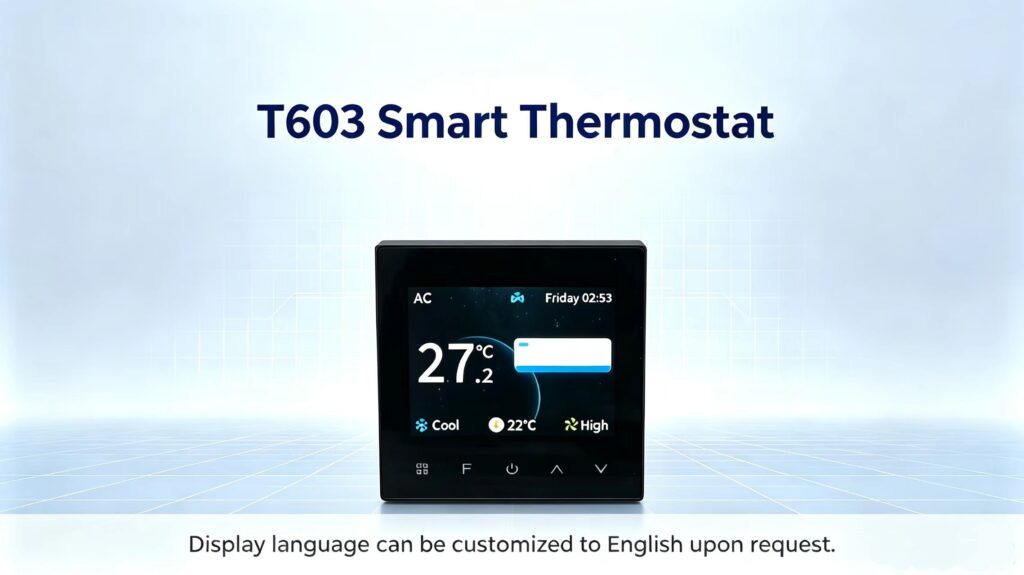 T603 VRF gateway integration – smart thermostat with AC gateway connection