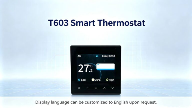 T603 VRF gateway integration – smart thermostat with AC gateway connection